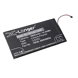 vhbw Li-Polymère batterie 2800mAh (3.8V) pour téléphone portable mobil smartphone comme Motorola HZ40