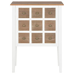 Avis Maison Chic Buffet,Meuble de Rangement,commode pour salon,Cuisine Blanc 54x30x80 cm Bois massif -MN33349