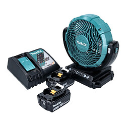 Makita DCF 102 RF Ventilateur sans fil 18 V - 18 cm + 2x Batteries 3,0 Ah + Chargeur