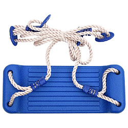 vidaXL Sièges de balançoire avec cordes 2 pcs bleu 37x15 cm PE