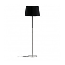 faro Lampadaire noir Volta 1 ampoule