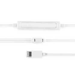 Avis MOOOV Ecouteurs intra auriculaire Lightning MFI 1,2 m - blancs