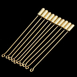 10 Pièces 7.1 Cm De Long Bouchon D'aiguille Revers Bâton Chapeau écharpe Broche Boutonnière Broche pas cher