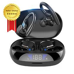 Universal Écouteurs Bluetooth Écouteurs sans fil pour Smartphone 5.0 Ecouteurs de sport et de jeu Écran LED Bouchons d'oreille Bouchons d'oreille avec microphone |