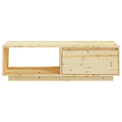 Acheter vidaXL Table basse 110x50x33,5 cm bois de sapin massif