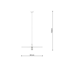 Thoro Lighting Lampe suspendue SIRKEL 60 noir