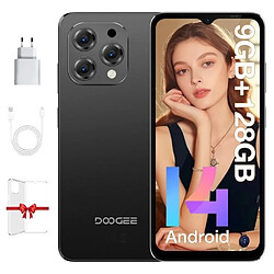 NC DOOGEE N55 smartphone 6.56 pouce HD+ 90Hz IPS téléphone portable Android 14, 9Go + 128Go batterie 5150 mAh 13MP caméra - Noir