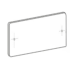 Regiplast Plaque de visite 165/300mm pour EUROFUTURA 601