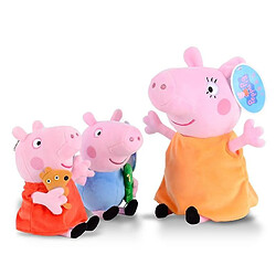 Acheter Universal Peppa Pig George Family Peluche - Peppa Pig Poupée remplie de cochon décoration de fête (19-30 cm)