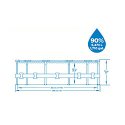 Acheter Piscine Hors-sol Tubulaire Bestway Steel Pro 366x76 cm