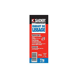 SADER Boîte Enduit Lissage Poudre - 1kg