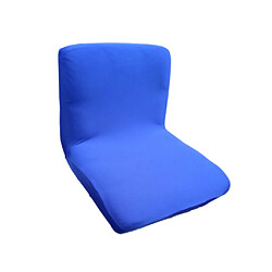 Spandex extensible basse courte chaise de dossier couvercle de tabouret de bar bleu