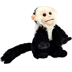 Wild Republic peluche Capucin de 20 cm noir blanc 