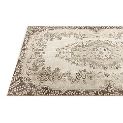 Vidal Tapis de laine 206x112 brun Ultra Vintage pas cher