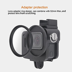 Acheter Wewoo Cage protectrice en alliage d'aluminium avec cadre d'assurance et lentille UV de 52 mm pour GoPro HERO7 noir / 6/5 (noir)