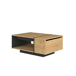 Avis But Table basse CUBE imitation chêne et noir