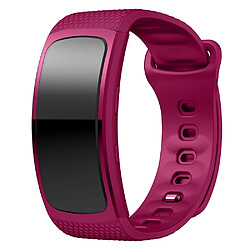 Wewoo Bracelet pour montre connectée en silicone Samsung Gear Fit2 SM-R360taille de la dragonne 126-175mm violet 