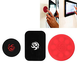 Wewoo Support mural universel pour autocollant magnétique iPhone / iPad rouge