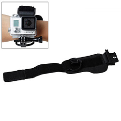 Wewoo Fixation poignet GoPro noir pour Hero 4 / 3+, Longueur de ceinture: 31cm, HR177 Ceinture à clips