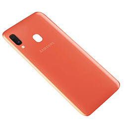 Avis Cache batterie Samsung Galaxy A20e Façade arrière Original Samsung Corail