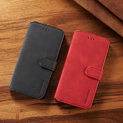 Avis Etui en PU style rétro rouge pour votre Samsung Galaxy S9 Plus