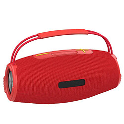 Yonis Enceinte Bluetooth Étanche IPX6 Son Haute-Fidélité Portable Enceinte Bluetooth Étanche IPX6 Portable Son Haute-Fidélité Autonomie 6h Rouge YONIS