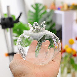 Mini Vase En Verre De Grenade Fait Main Pot De Fleur Hydroponique Artisanat De Fleurs L pas cher