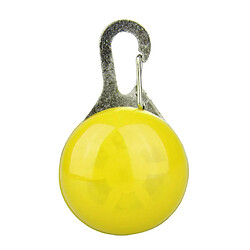 animal de compagnie chien chat sécurité led clip boucle nuit lumière décor ampoule collier jaune