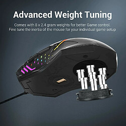 Acheter Souris Gamer Redragon CENTROPHORUS2 (M601-RGB) 6 boutons, 7200 DPI, optique, filaire USB, rétroéclairage LED RGB