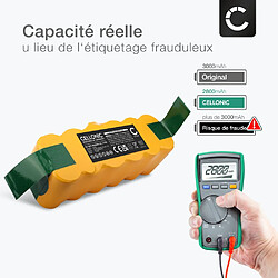 Batterie pour Klarstein R290, Cleanmate, iRobot Roomba 960, 770, 600, 620, 630, 780, 800, 900 2800mAh de CELLONIC