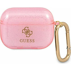 Guess Maroquinerie Couche Guess Guapucg4gp Airpods Pro Cor-De-Rosa/Cor-De-Rose Glitter Collection