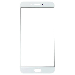 Wewoo Pièce Détachée Vitre écran extérieur avant 10 PCS pour OPPO R9s Plus (Blanc)