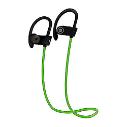 Universal Sport sans fil bluetooth double oreille oreille casque (vert) 