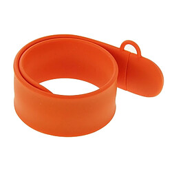 Wewoo Clé USB Orange Bracelet en silicone USB Flash Disk avec 4 Go de mémoire