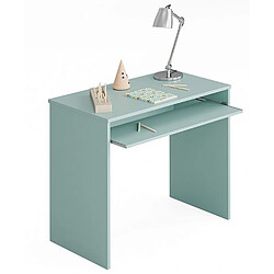 Pegane Table bureau pour ordinateur coloris vert Acqua - Dim : 79 x 90 x 54 cm