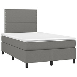 Avis Sommier à lattes,Cadre à lattes de lit et matelas et LED pour Adulte Gris foncé 120x200 cm -MN65021