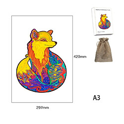 Acheter Universal DIY Bois Renard Puzzle Animal Shape Puzzle Set Amusant Bois Puzzles pour Adultes et Enfants Jeux Interactifs Jouets Puzzles Cadeaux |