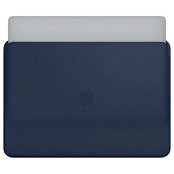 Apple Étui pour Macbook Pro 15 Pouces en Cuir Bleu nuit