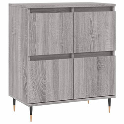 Acheter vidaXL Buffets 3 pcs Sonoma gris Bois d'ingénierie