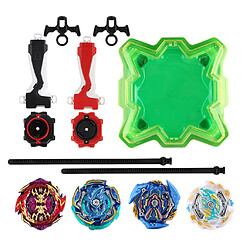 Toupie Gyro Métal Fusion 4D Launcher Battle Set Toys Lanceur chaînes Toupie cordes String Launcher