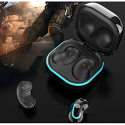 Universal Écouteurs Bluetooth Écouteurs sans fil Étanche 8D HiFi Son Bouchons d'oreille Bimorphaux Anéantissement du bruit Casque d'écouteurs Bluetooth (bleu)