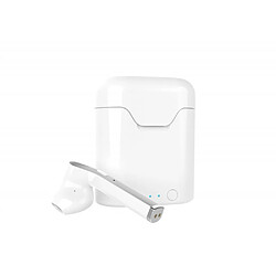 Acheter Dealstore Ecouteurs sans fil bluetooth avec boitier-Blanc