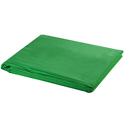 vidaXL Toile de fond coton sans support vert 300x300 cm incrustation 