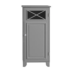 Teamson Home Armoire De Plancher Dawson Avec 1 Porte Gris EHF-6834G