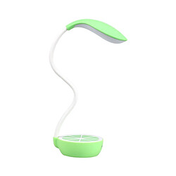 Avis Wewoo Lampes de bureau vert Nouveauté Portable Tactile Gradation Oeil-protection Rechargeable LED Citron Lampe Pliée Table Nuit