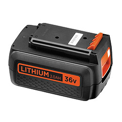 Black & Decker Batterie slide pack lithium 18 V 2 AH