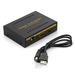 XCSOURCE HDMI vers HDMI et Optique Toslink SPDIF RCA L / R Adaptateur Extracteur Audio Répartiteur Convertisseur AH224