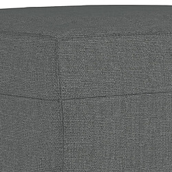 Acheter vidaXL Repose-pied Gris foncé 70x55x41 cm Tissu