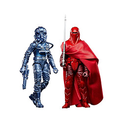 Hasbro Star Wars Episode VI Black Series Carbonized - Pack 2 figurines Emperor's Royal Guard & TIE Fighter Pilot Exclusive 15 cm 