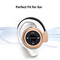 Avis GUPBOO Aimitek Sports Casque Bluetooth sans fil Casque stéréo Lecteur MP3 Casque avec microphone Fente pour carte Micro SD